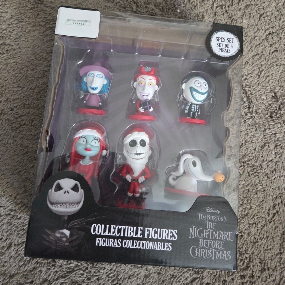Disney Nightmare Before Christmas 6pc Figure Set Jack Sally Zero New Collectible